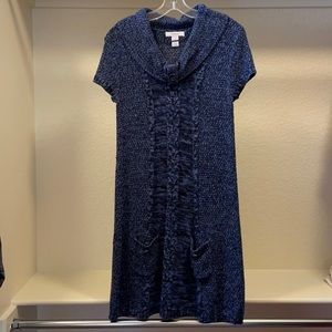Blue Knit Dress